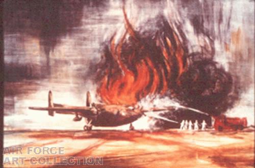 FIRE ON THE FLIGHT LINE